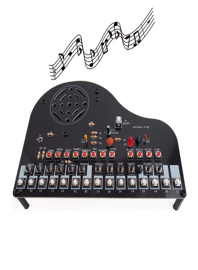 VOGURTIME DIY Piano Soldering Project Kit Electronics Solder Practice Kit, Great STEM Project and Gift, Multi-Function - Image 1